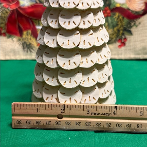 Coastal Sand Dollar Holiday Tree with Star Topper - Picture 7 of 7